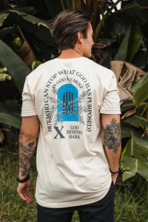 God Behind Bars "God's Purpose" Sand Tee