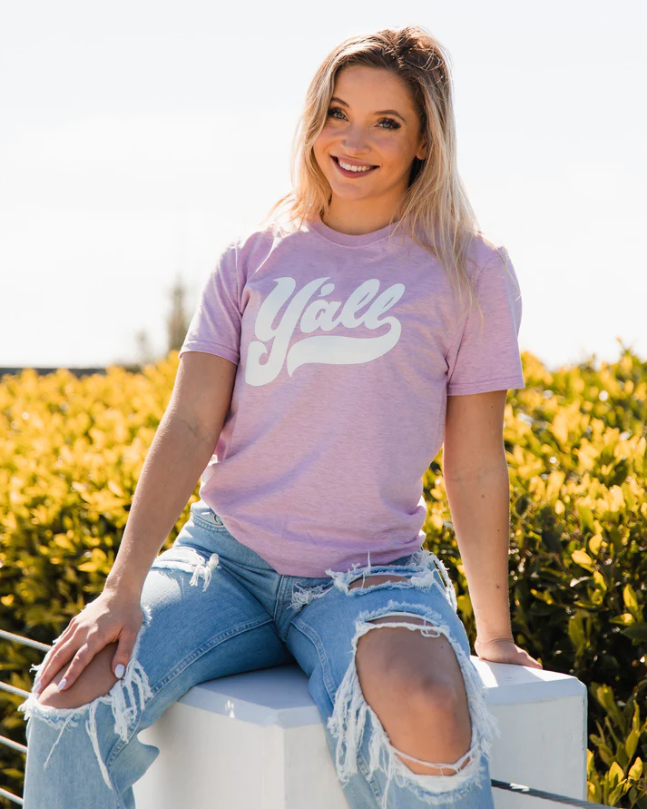 Y'all Tee - Blush