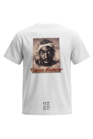 Tupac quote oversized tee