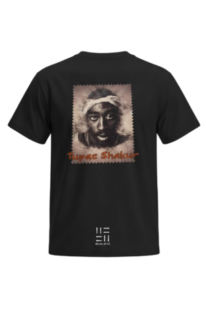 Tupac quote oversized tee