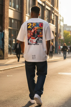 Tupac oversized tee