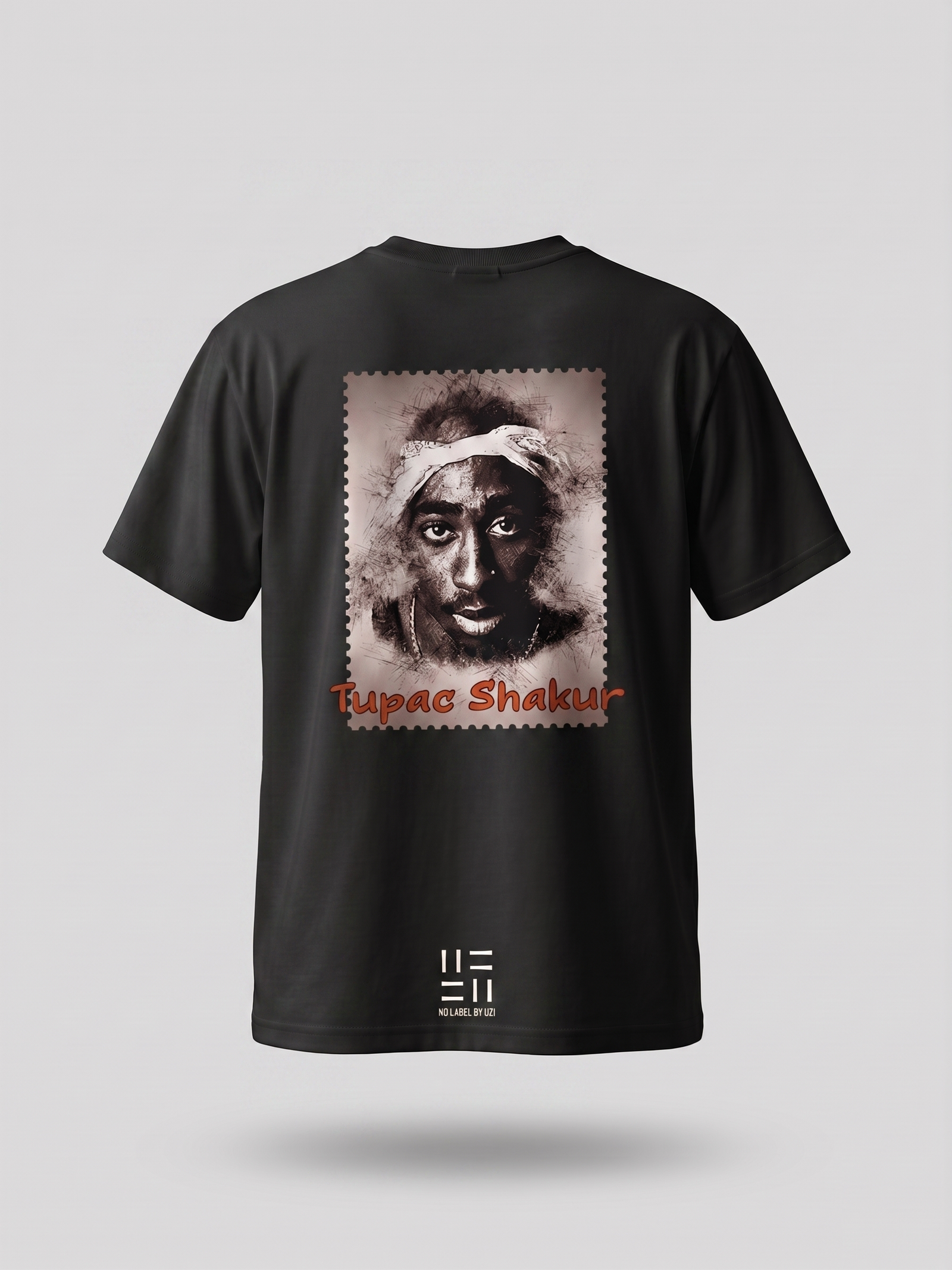 Tupac quote oversized tee