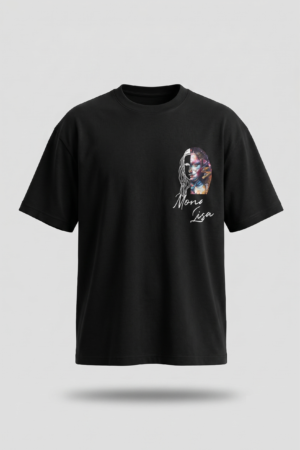 Mona Lisa Oversized Graphic T-Shirt