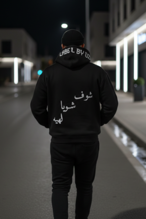 Oversized Arabic Hoodie