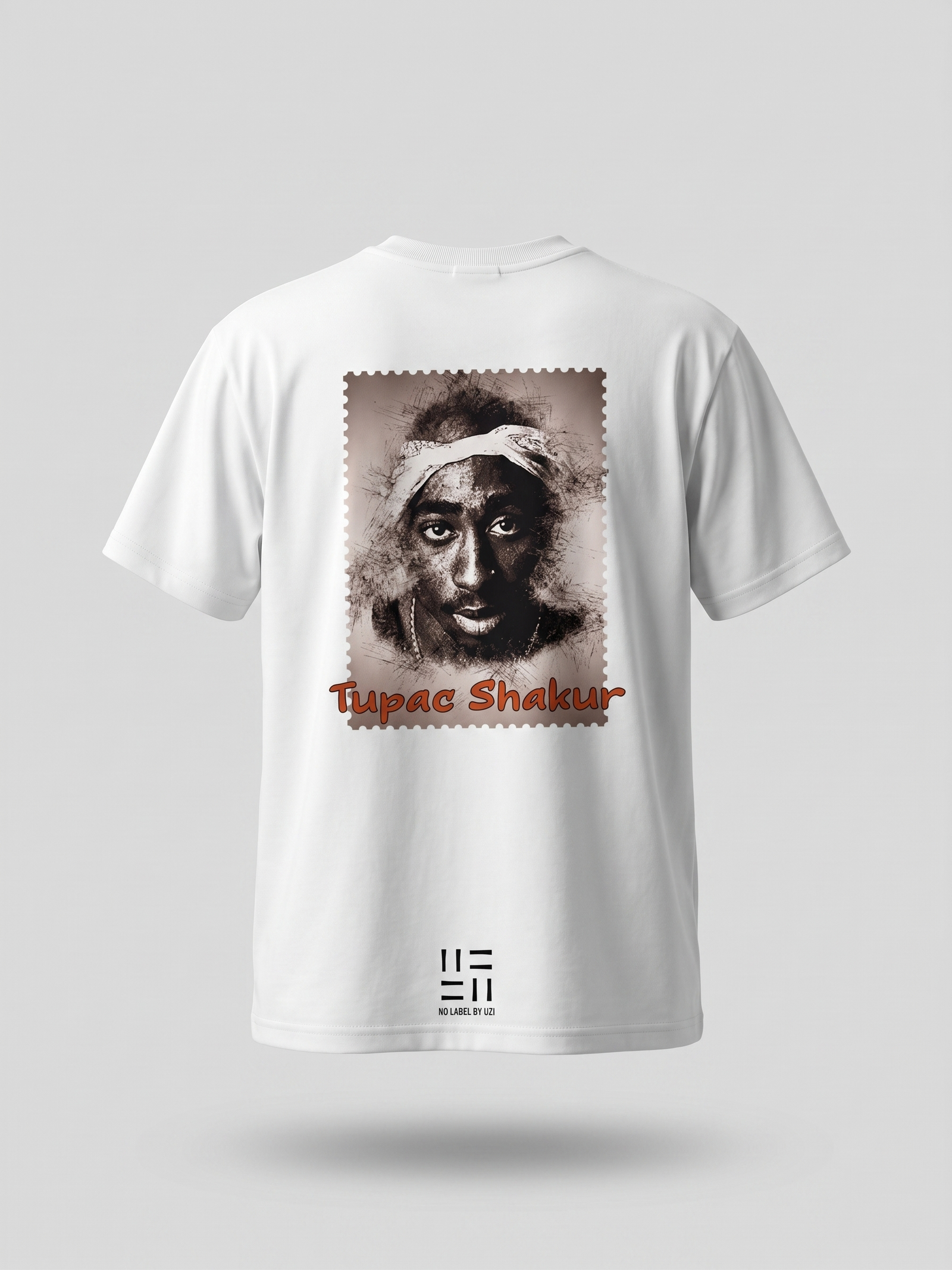 Tupac quote oversized tee