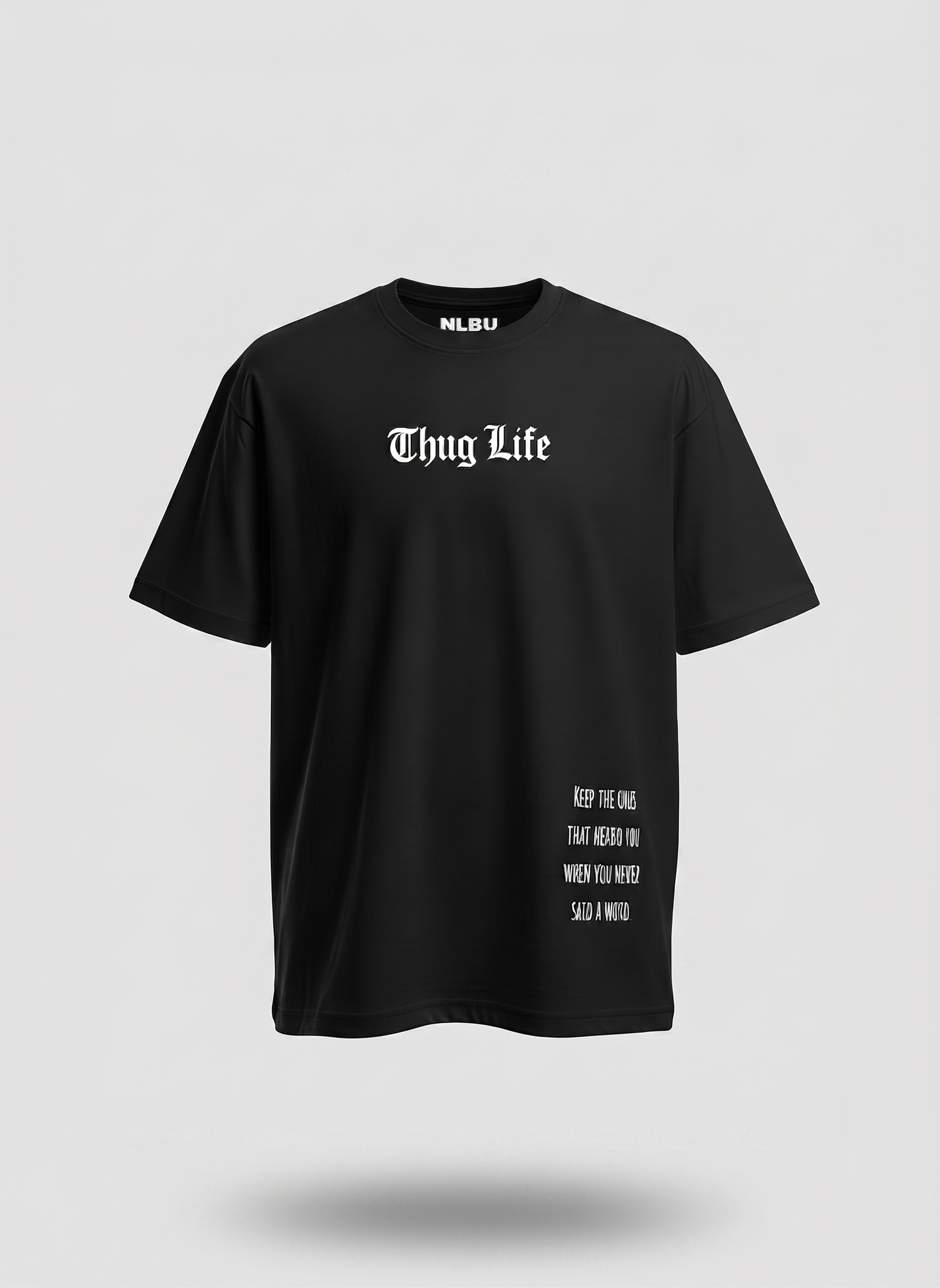 Tupac oversized tee