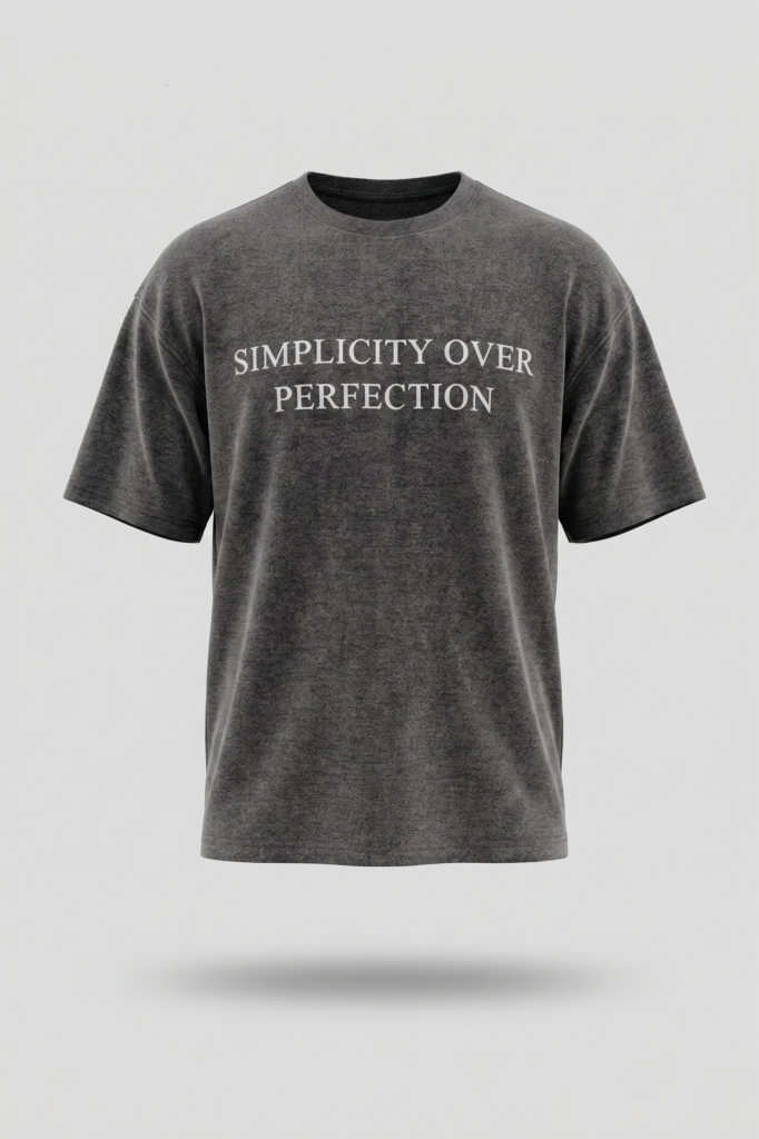 The “Simplicity” Minimalist Oversized T-Shirt