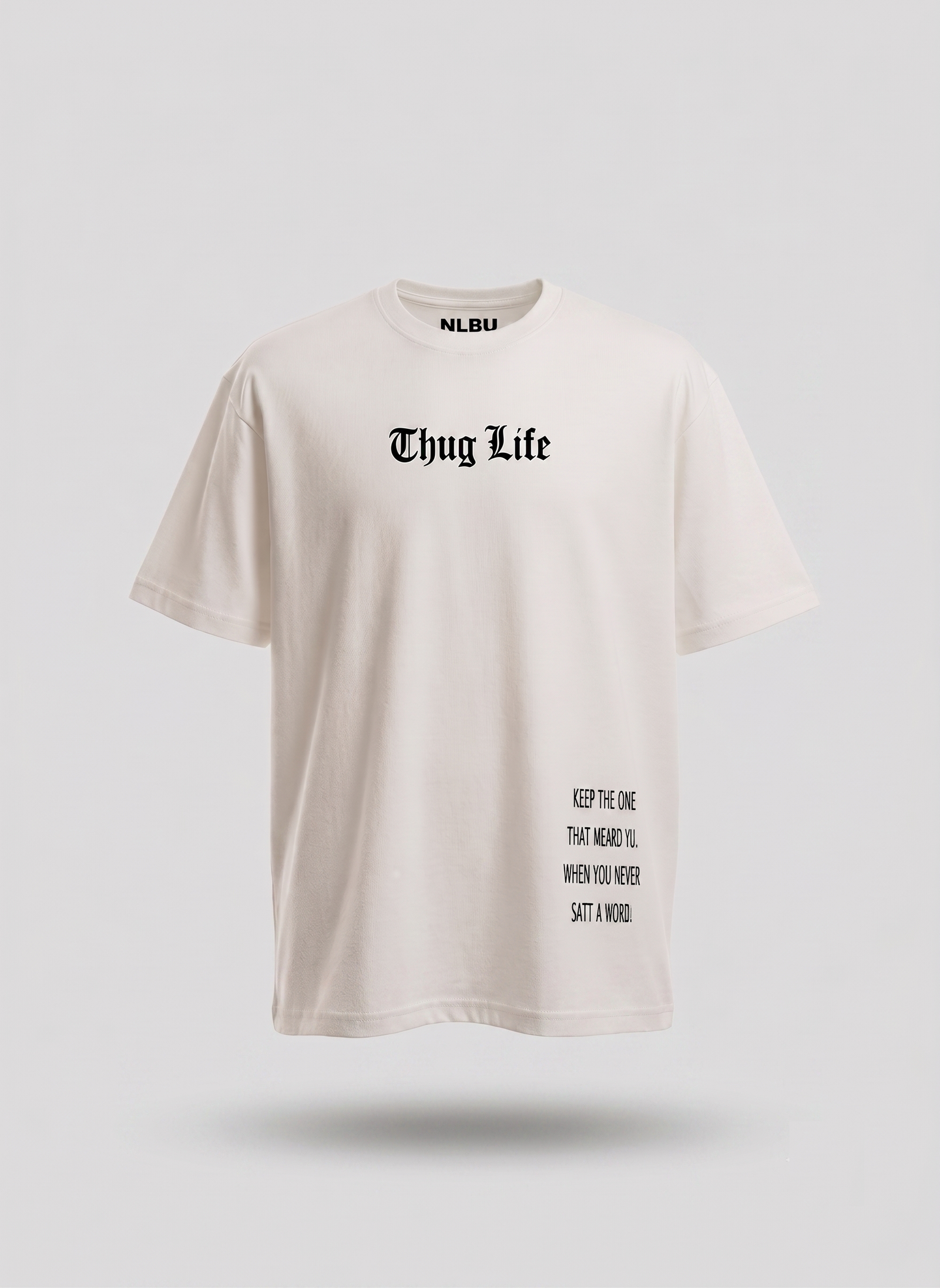 Tupac oversized tee