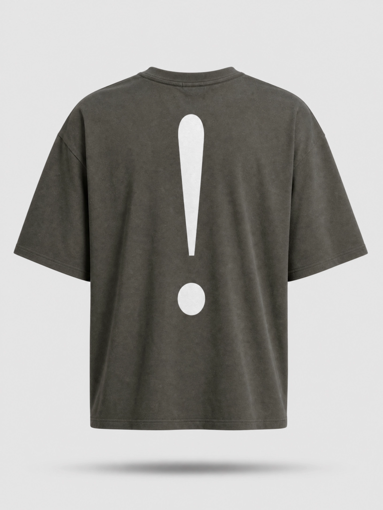The “Exclamation” Signature Oversized T-Shirt
