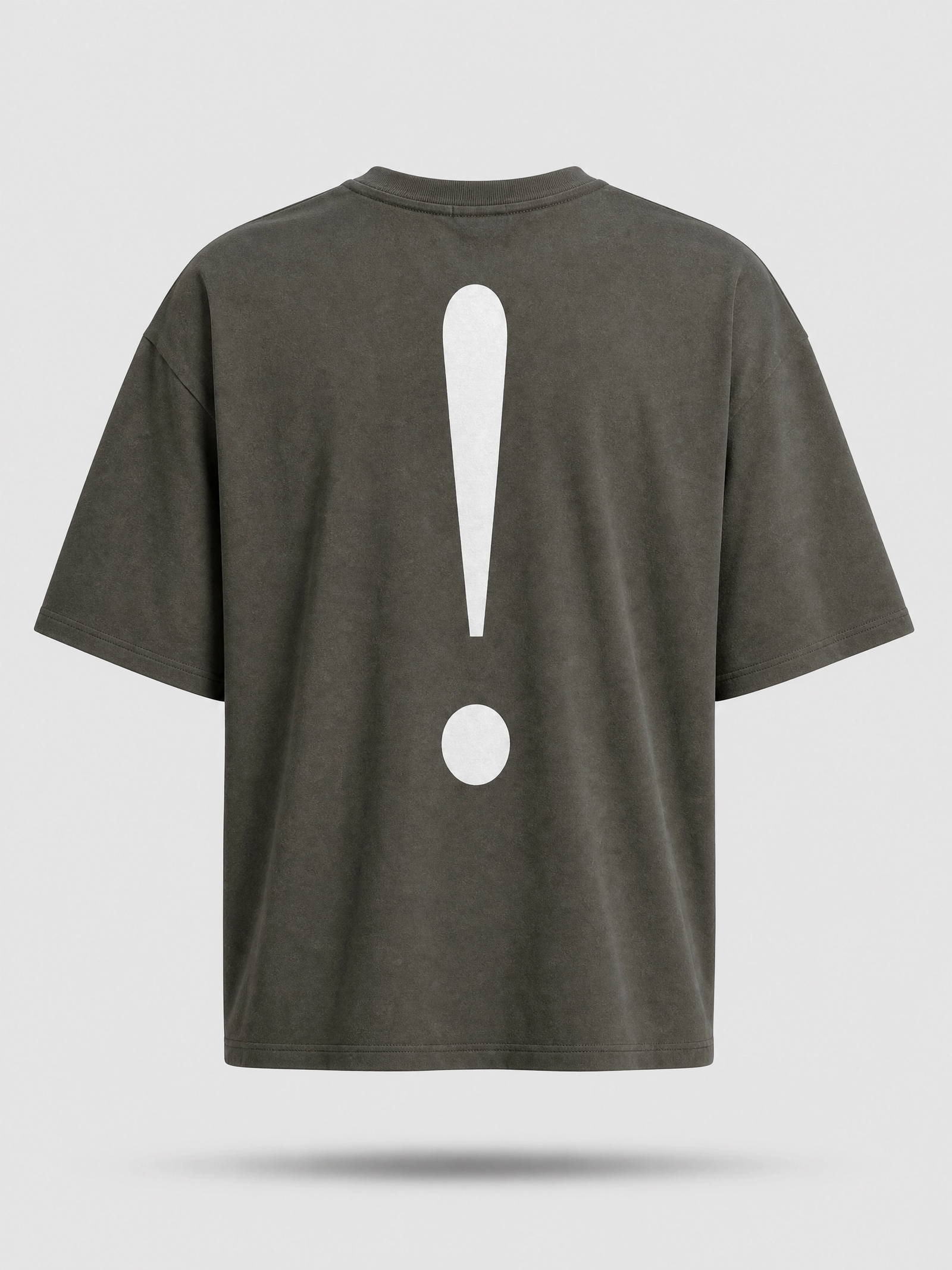 Exclamation Oversized Graphic T-Shirt.