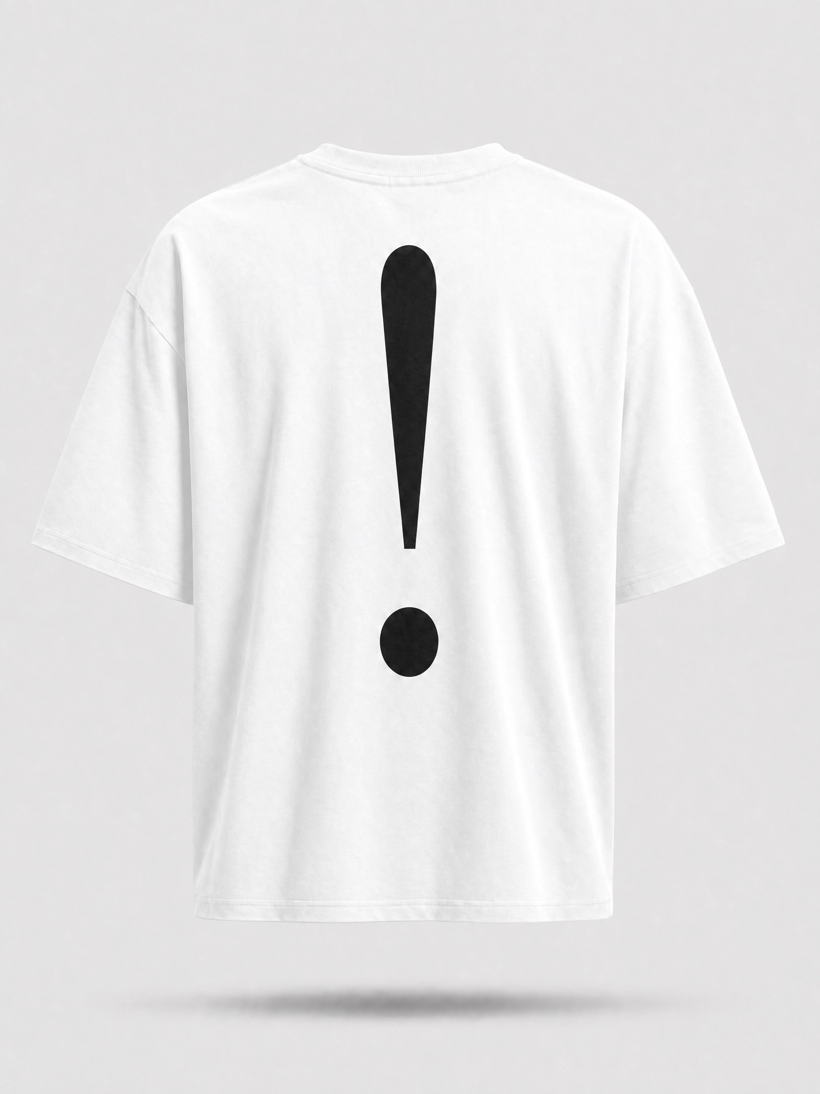 Exclamation Oversized Graphic T-Shirt.