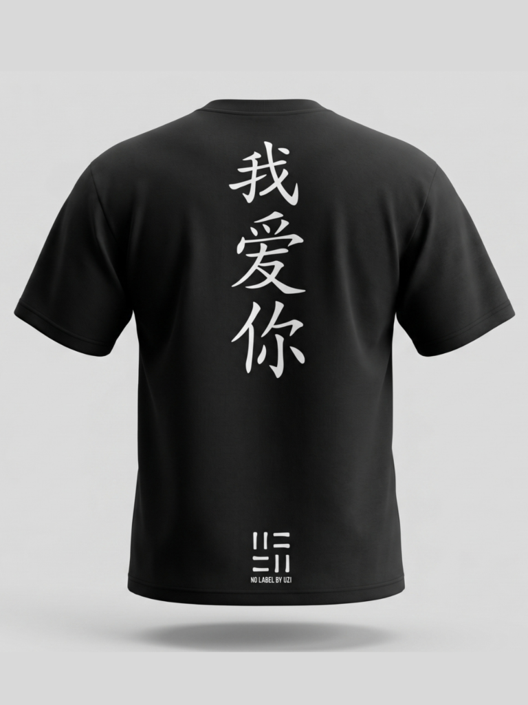 “Silent Love” Oversized Graphic T-Shirt Hover